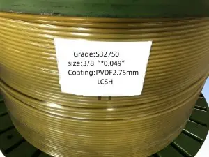 316 Stainless steel encapsulated tubing